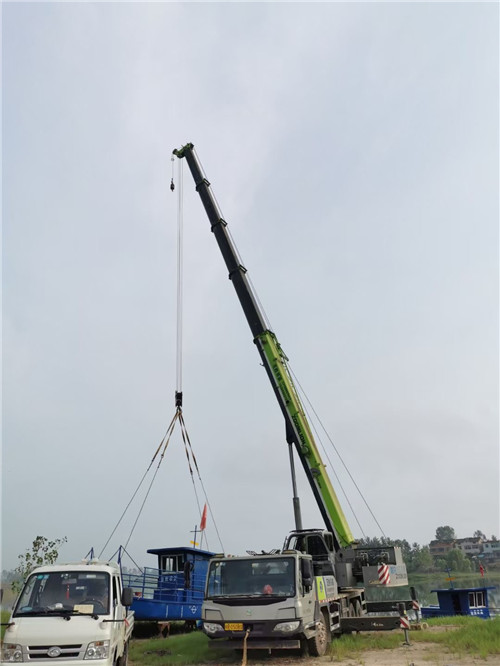 官渡区桥梁建设吊装案例